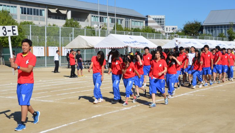 奈良大学附属高等学校　男子体操服 新品】1円 体操着 奈良大学付属高等学校 ユニチカ 青 2点セット 指定